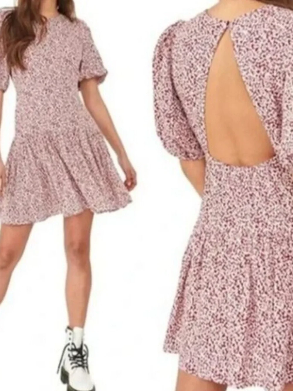 Free People Dancing In The Dark Drop Waist Mini Dress Medium
